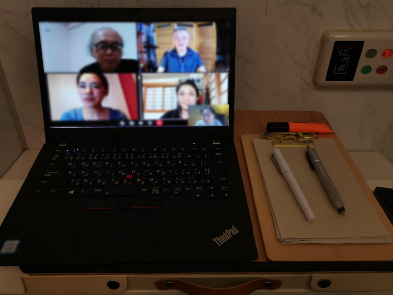 バスチェアに座ったユーザー目線ならこういう雰囲気で見える