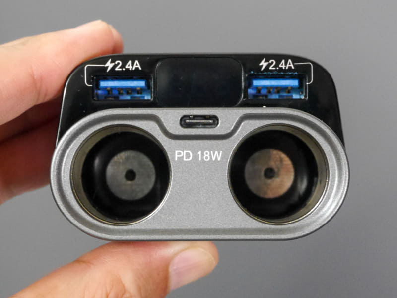 USB-Aは最大5V/2.4A、USB Type-Cは最大18Wまで対応とされる