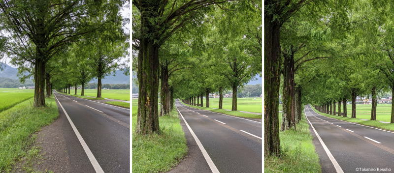 超解像ズームの比較