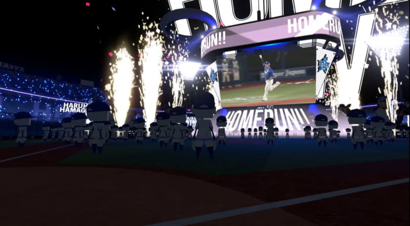 ホームラン時の演出