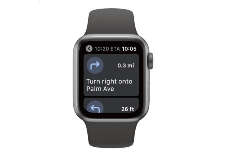 Apple Watch上のGoogle マップ