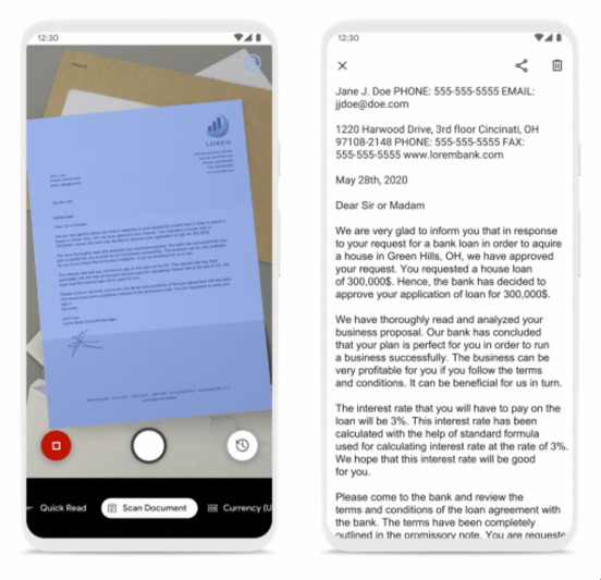視覚障害者向けサポートアプリ「Lookout」