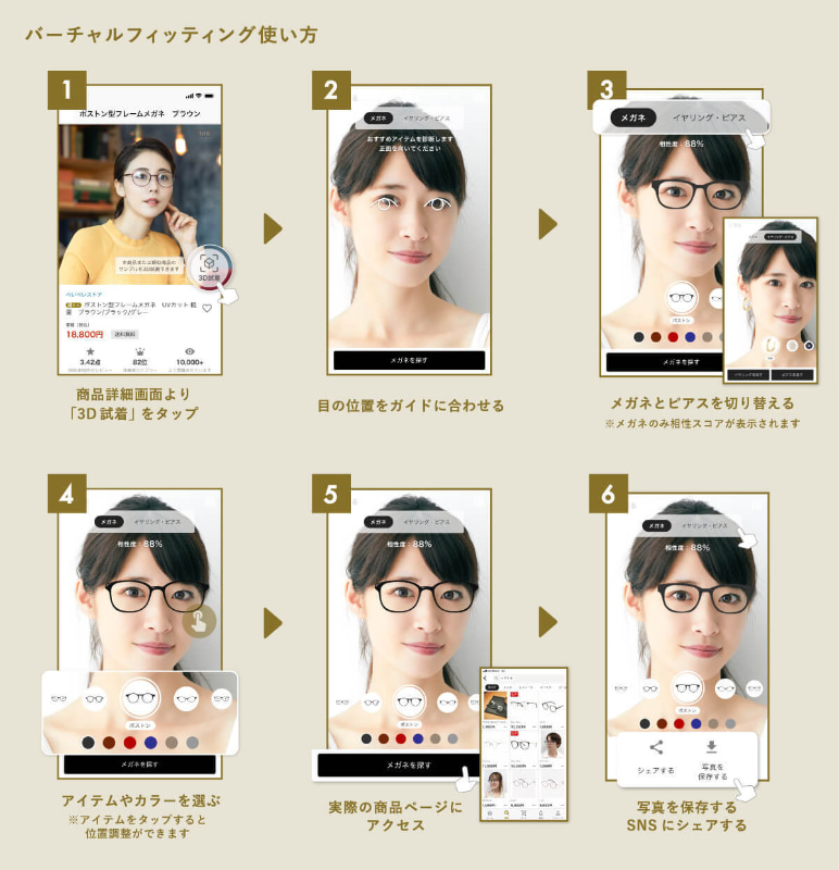 「OWNDAYS PayPayモール店」で販売中の機動戦士ガンダムとのコラボモデル4種も試着できる