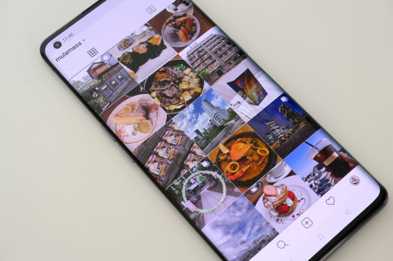 Find X2 Proで撮った写真はもちろん、ほかのスマホで撮った写真もFind X2 Proの画面ではより鮮明に表示される印象