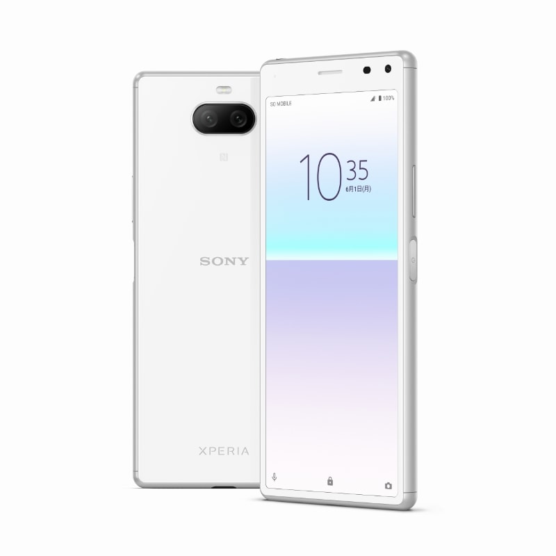 Xperia 8 Lite、カラーはホワイト（左）とブラック（右）をラインアップ