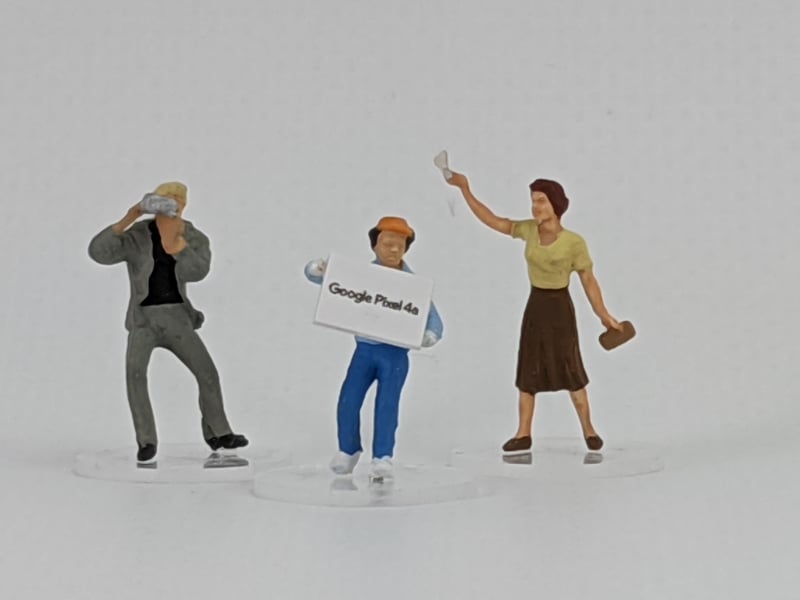 同じ場所で、超解像ズームで拡大して撮影したが、やや粗さが残るものの、しっかりと撮影できた