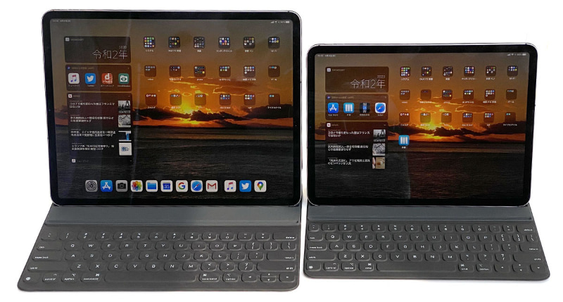 外出先でちょっとした仕事を片付ける場合、iPad Proを使うことが多い。必要に応じてキーボード付きカバー「Smart Keyboard Folio」を併用。短い原稿を書くとか、原稿の部分修正を行うとか、校正をチェックするとか、あるいはメールなどで連絡する程度なら、iPadだけで済んでしまう。……最近ノートPCの出番が減ってるかも〜。