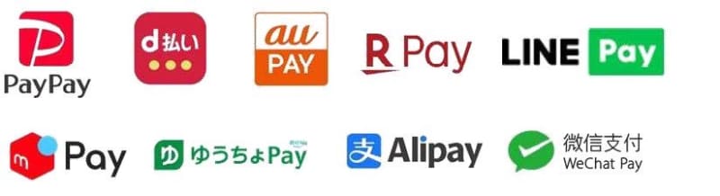 対応するコード決済サービス