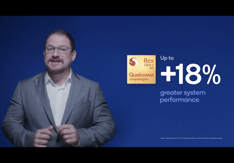 PC向けのSnapdragon 8cxは、第2世代のものが登場する