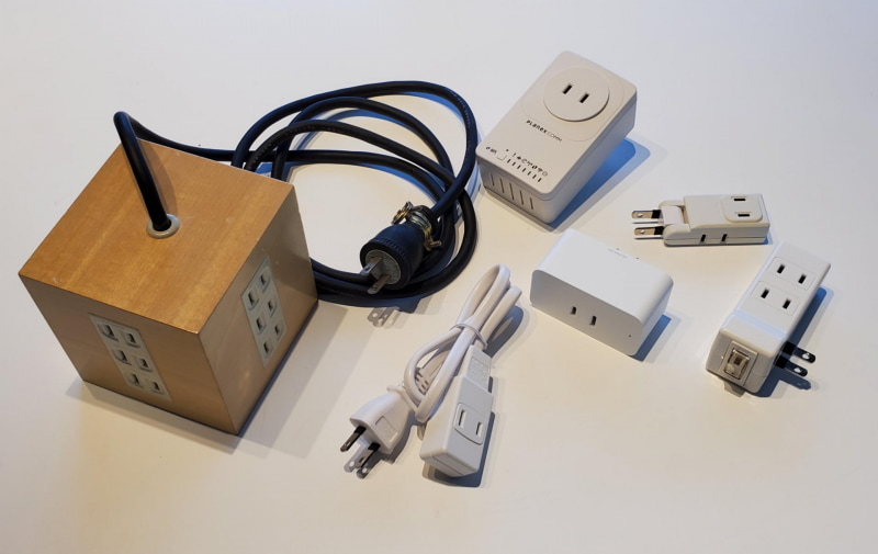 電源タップは、分配タップやテーブルタップなど実用的なモノが多い世界だ