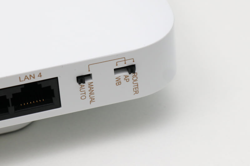 モード切り替えは物理スイッチ