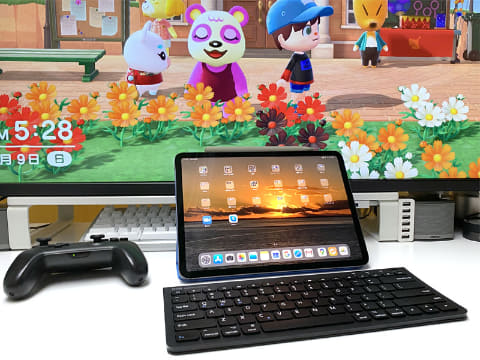 iPadを机上据えて、デスクトップパソコンのコンパニオンにするッ