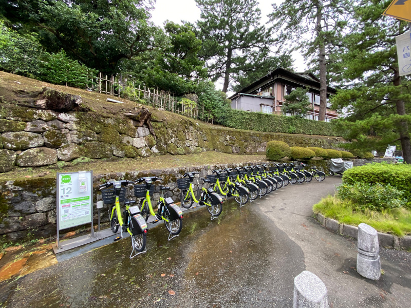 兼六園近くのポート