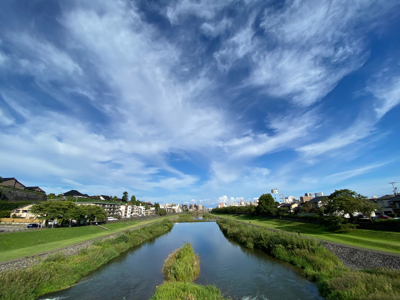 犀川からの眺め