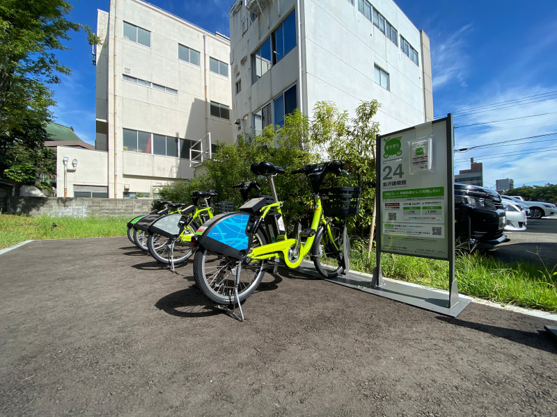 金沢建築館付近は坂が多い