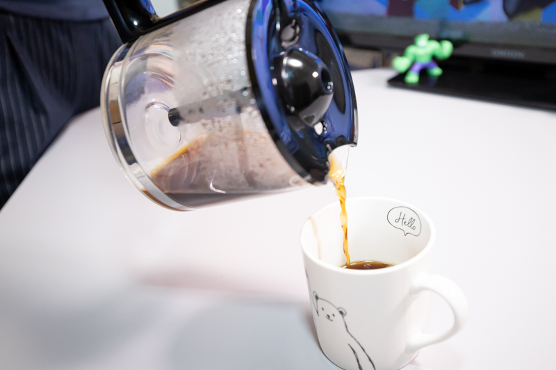 楽にコーヒーができあがる