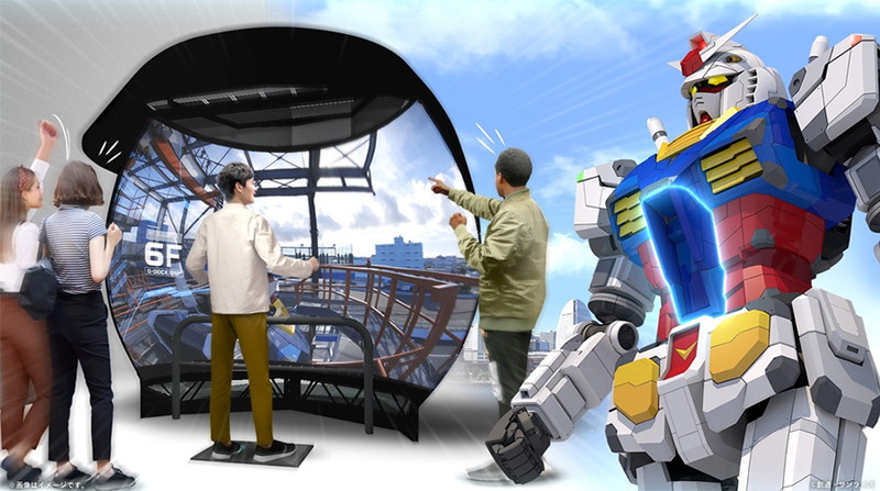 「GUNDAM Pilot View SoftBank 5G EXPERIENCE」イメージ