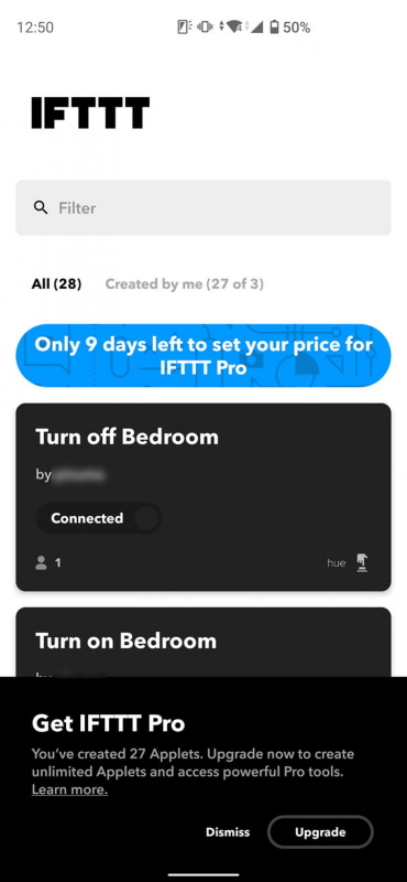 有償プランでは大幅な機能アップが図られた「IFTTT」