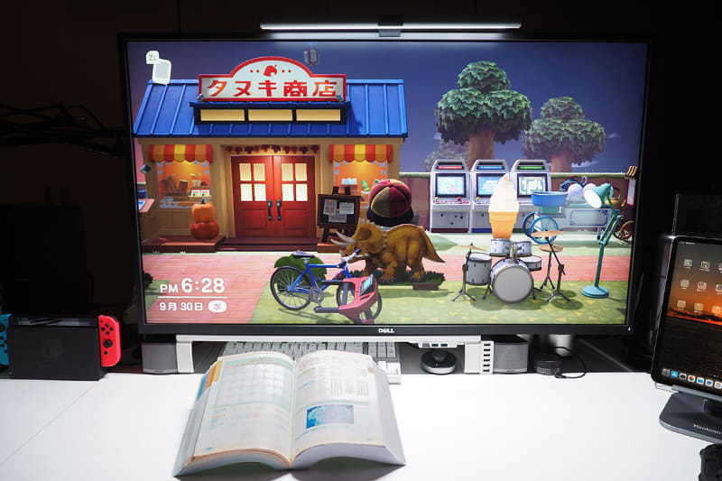 攻略ぼ……いやゲームの世界観を正しく掴むための紙資料もしっかり参照できる明るさだ