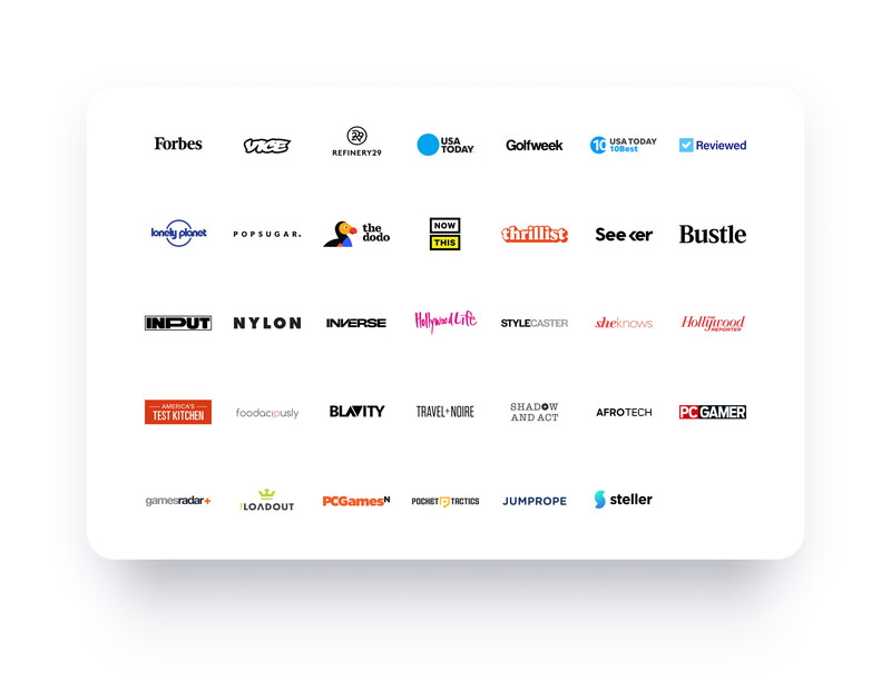 Webストーリーを導入しているWebサイトの例