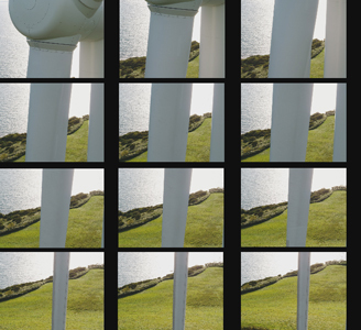 ドローンが撮影したブレード