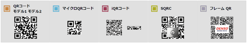 デンソーとデンソーウェーブがこれまでに開発したQRコード