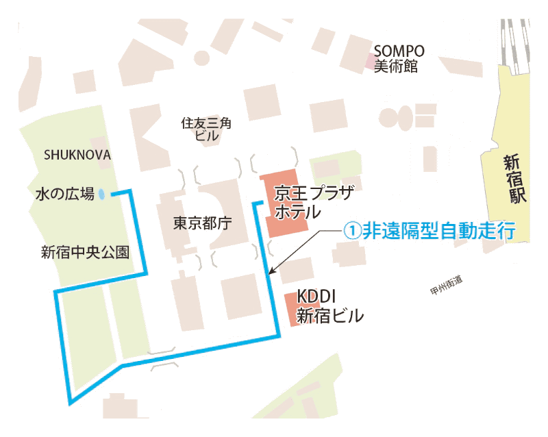 6日～8日の実証実験コース
