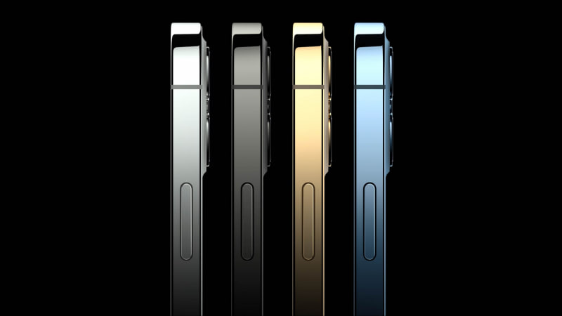 iPhone 12 Pro/12 Pro Maxのカラーバリエーション
