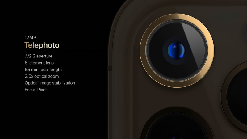 iPhone 12 Pro Maxの望遠カメラ