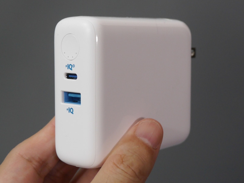 USB Aポート×1とUSB Type-Cポート×1、合計2ポートを搭載する