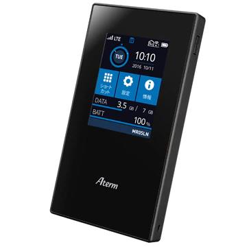 NEC製Wi-Fiルーター「Aterm MR05LN」	https://shop.hikaritv.net/shopping/commodity/plala/2010054047/?sid=impress_k-tai_20201023_04