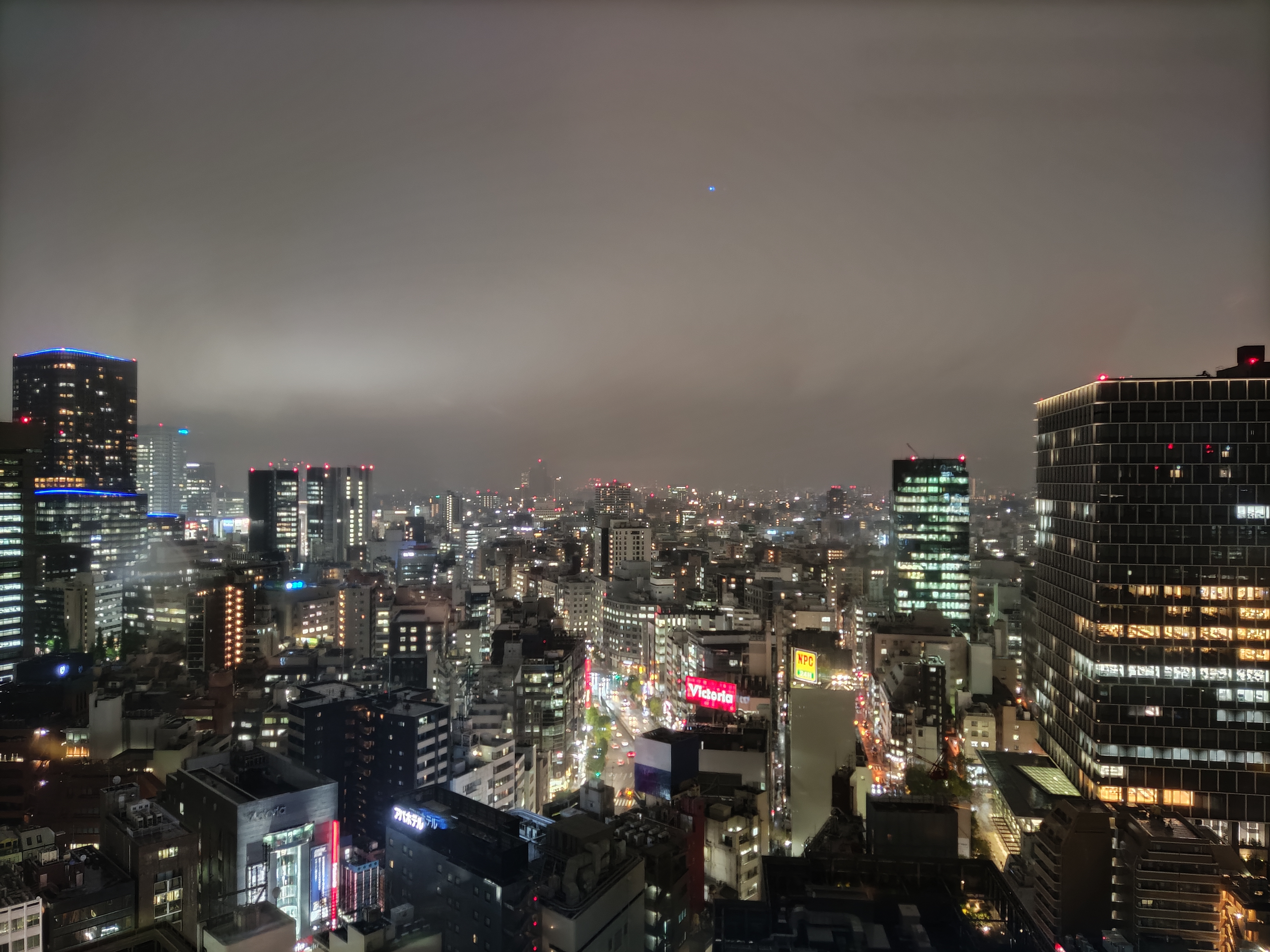 夜景モードで撮影