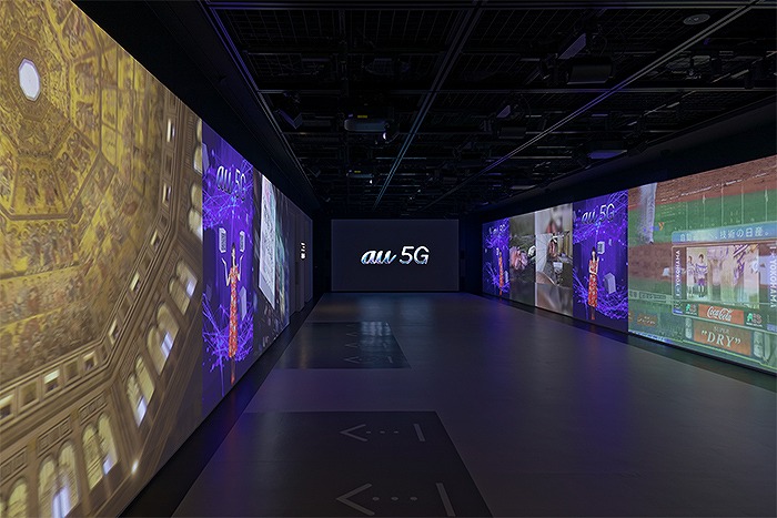 「GINZA 456」地下1階の「AUGMENTED Experience」