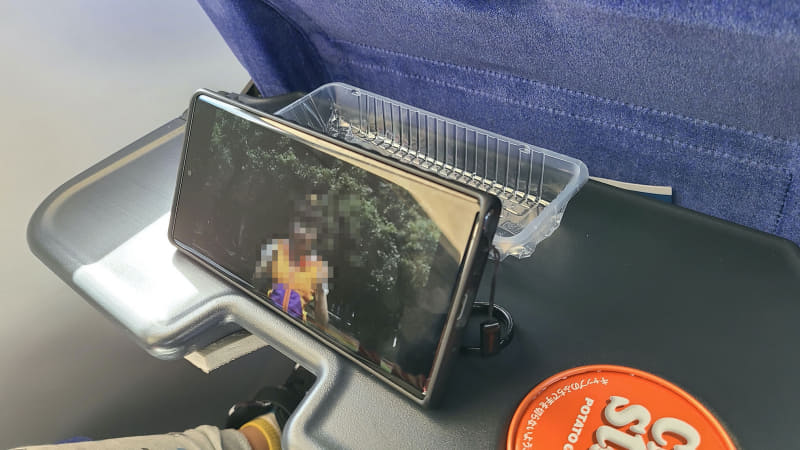 高速移動するジェット船でもモバイルデータ通信で動画再生できた
