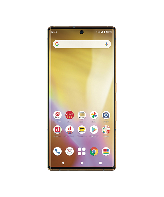 「arrows NX9 F-52A」ゴールド