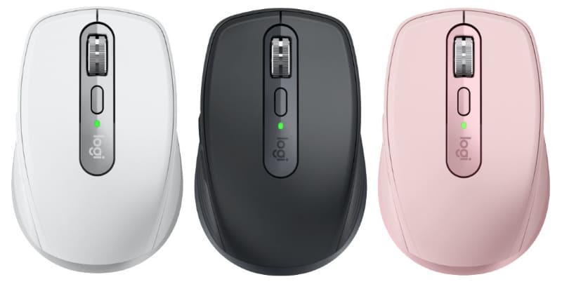 こちらはロジクール「MX Anywhere 3」。カラーはペイルグレー/グラファイト/ローズがある。ロジクール オンラインストア税込価格は1万780円。