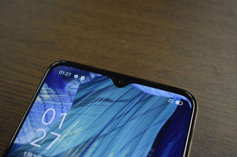 1600万画素のインカメラ