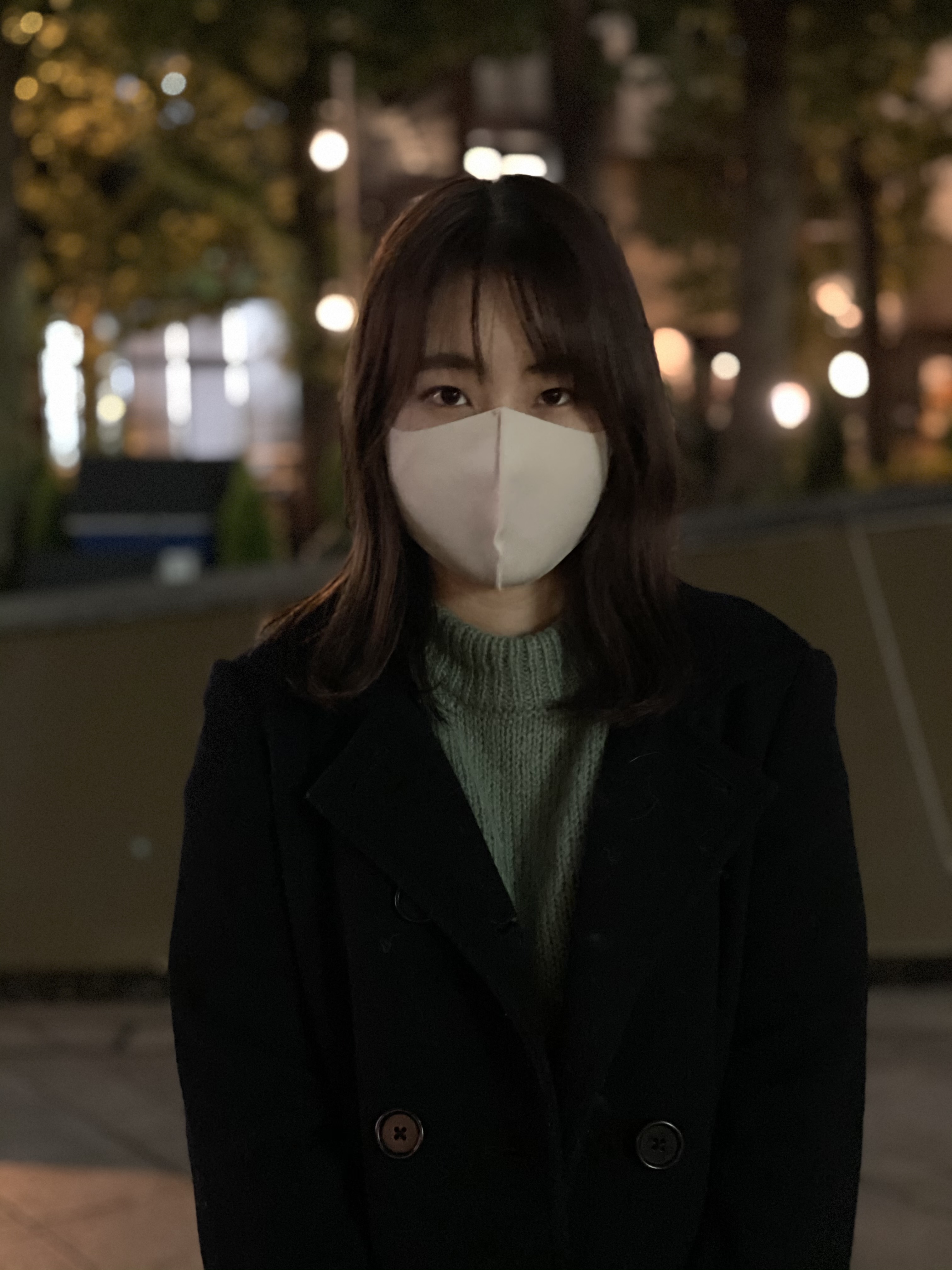 通常のポートレートモードで撮影