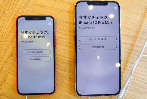 iPhone 12 mini」「iPhone 12 Pro Max」本日発売！ Apple 表参道でも