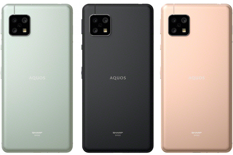 au「AQUOS sense5G」