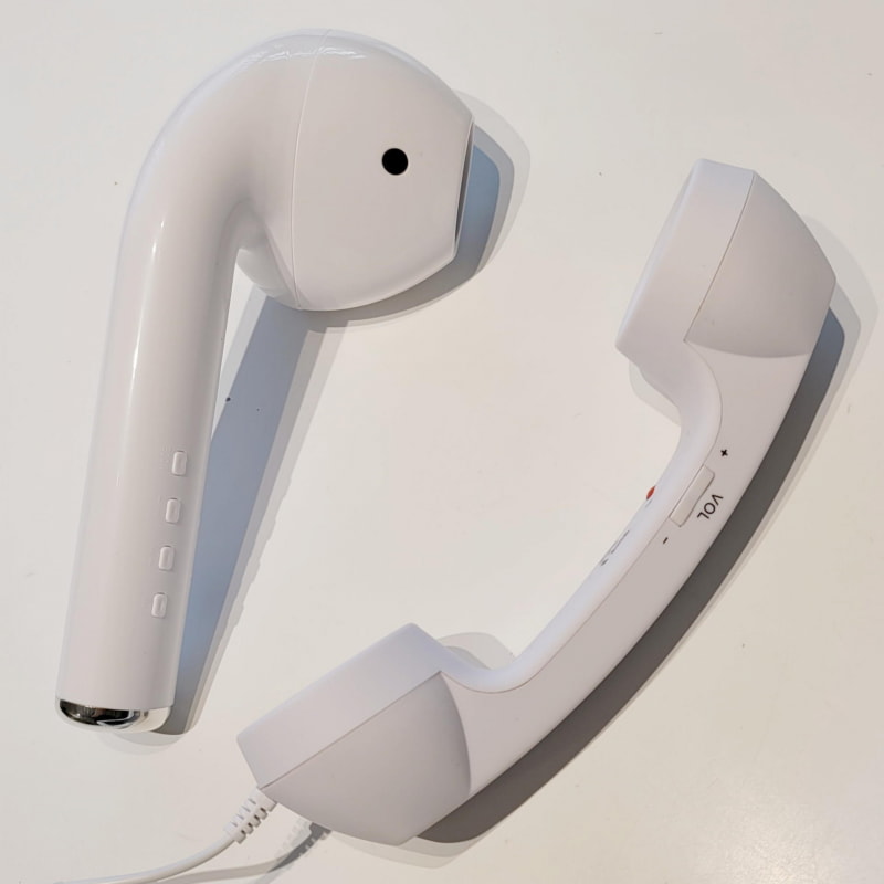 スマホとBT接続して、昔の家電の受話器（ハンドセット）のようにも使える