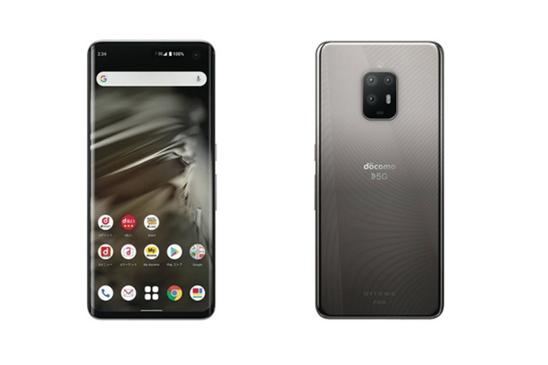 arrows 5G チタニウムシルバー