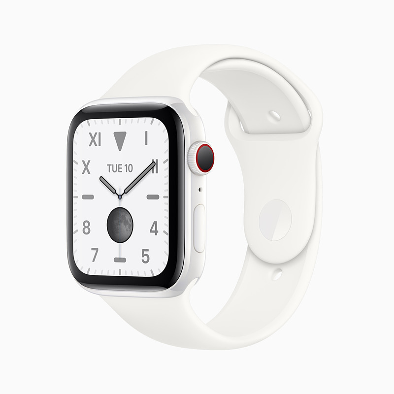 Apple Watch Series5、ホワイトセラミック