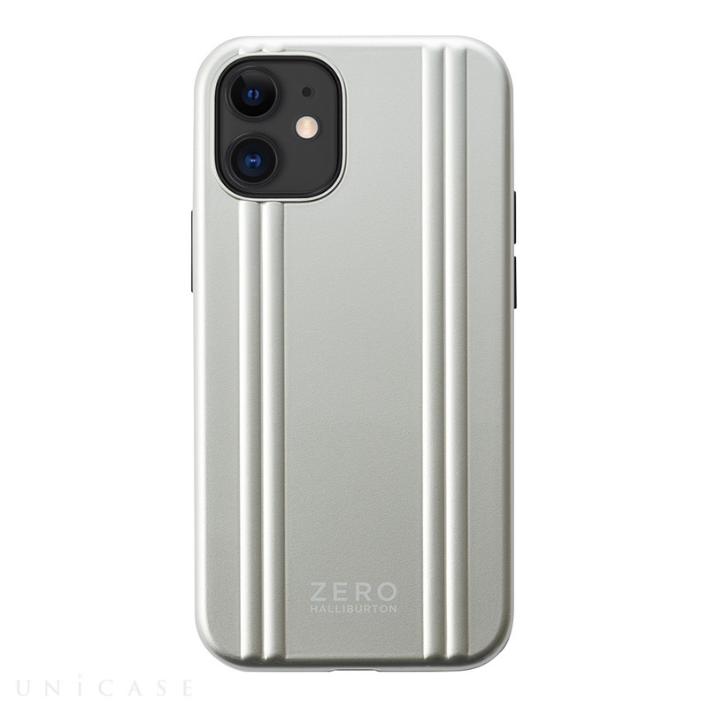 ZERO HALLIBURTON Hybrid Shockproof Case for iPhone 12 mini (Silver)