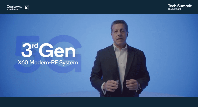 プレゼンしたシニアバイスプレジデント兼モバイル・コンピュート・インフラストラクチャー担当ジェネラルマネージャーのアレックス・カトゥージアン氏