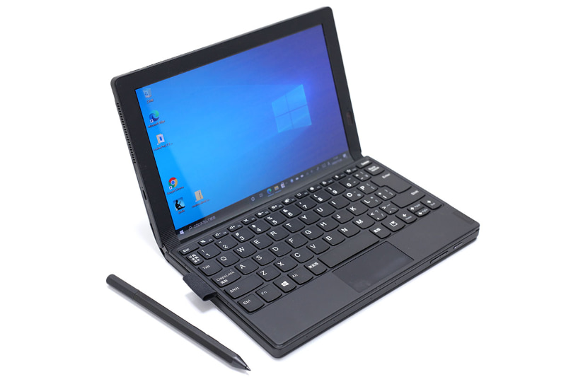 付属キーボードをセットしてノートパソコンと同様に使うこともできる