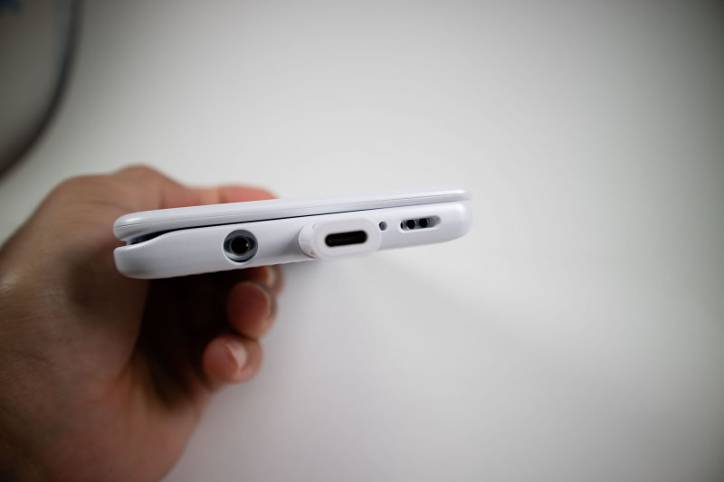 USB Type-C変換アダプター装着時