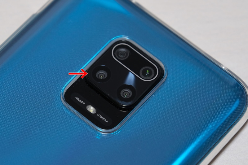Redmi Note 9Sでは左下のカメラがマクロカメラとなっている