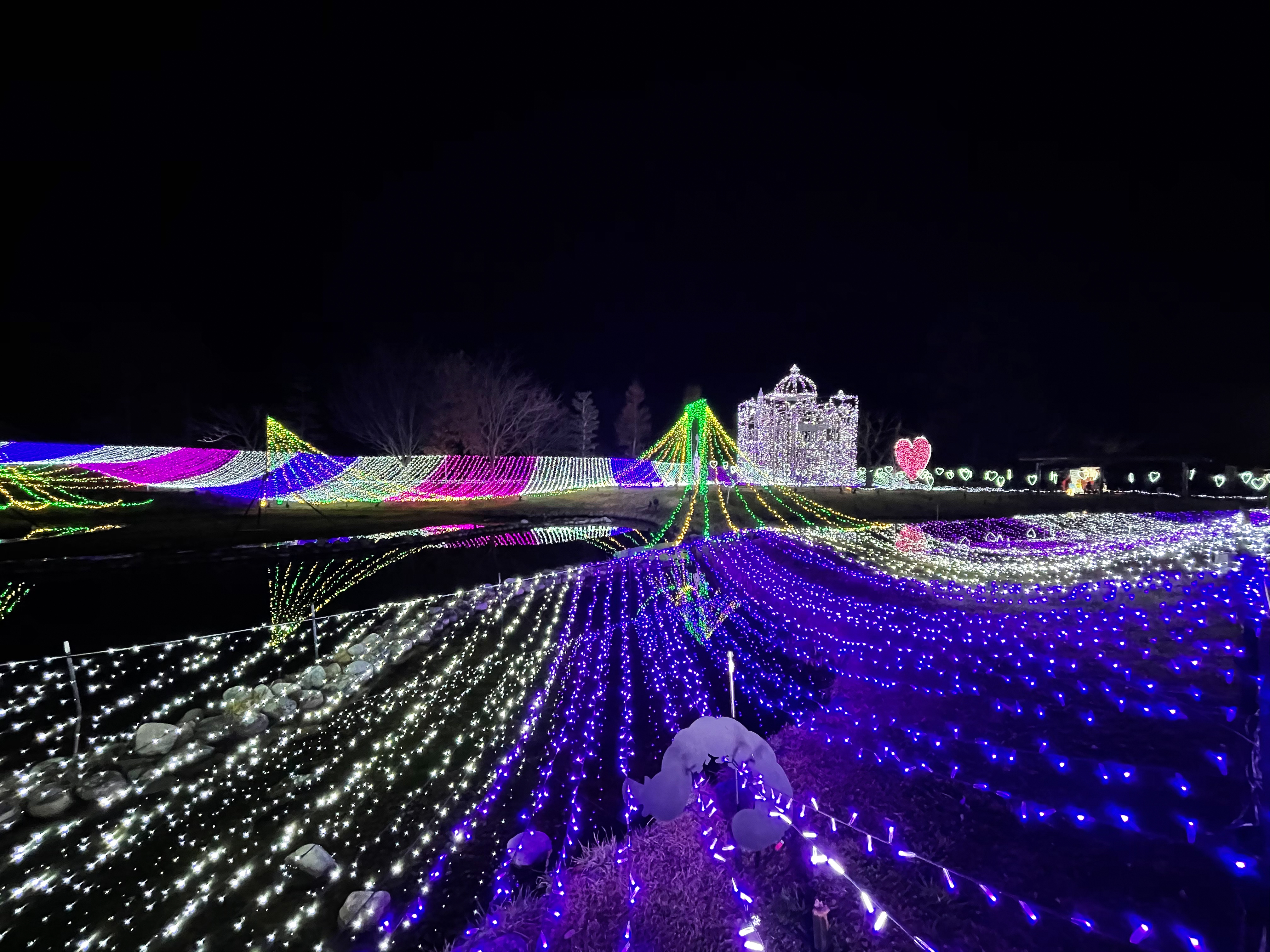 超広角カメラでナイトモードが使えるようになったのもグッドニュースだ。ただこのモードが威力を発揮するイルミネーション撮影などで盛大にゴーストとフレアが発生するのが難点だ。「星がたくさん写った」と思ったらゴーストだったりするのだ。それを避けてフレーミングすると面白くないカットになってしまうことも多々あった。次期モデルでは光学的に、既存モデルにはソフトウェア的にそれらを打ち消すような何かをしてほしいところである