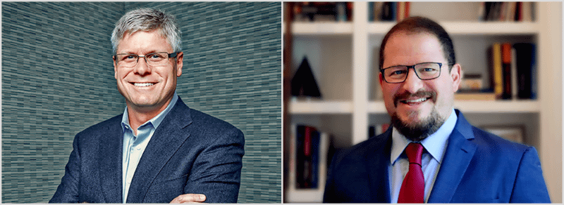 左＝スティーブ・モレンコフ氏　右＝クリスティアーノ・アモン氏